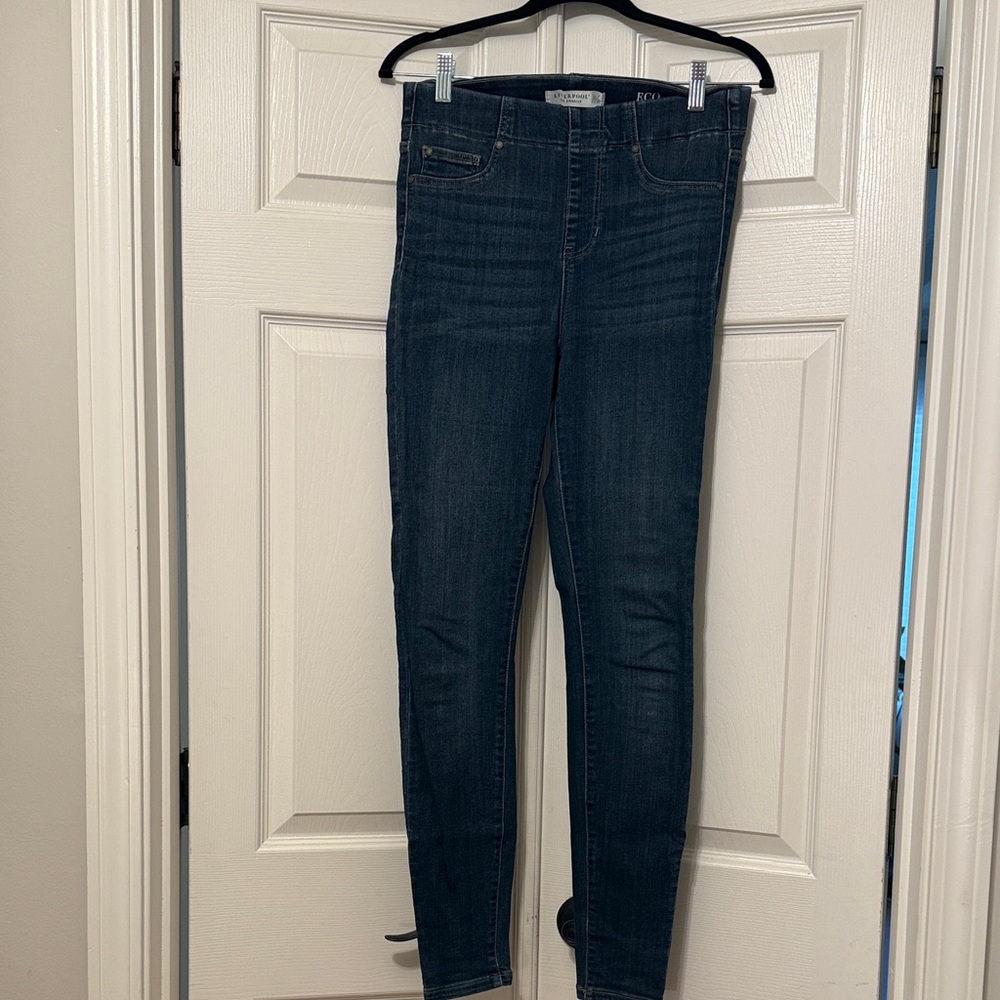 Liverpool Dark Blue Women's Skinny Jeans
